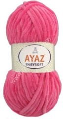 AYAZ BABYSOFT 1236 ŞEKER PEMBE Kadife El Örgü İpi
