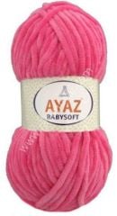 AYAZ BABYSOFT 1236 ŞEKER PEMBE Kadife El Örgü İpi