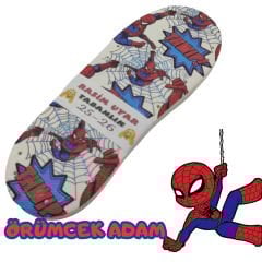 10 ÇİFT ÖRÜMCEK ADAM PATİK TABANI 10 ÇİFT   - ÜÇ KATMANLI