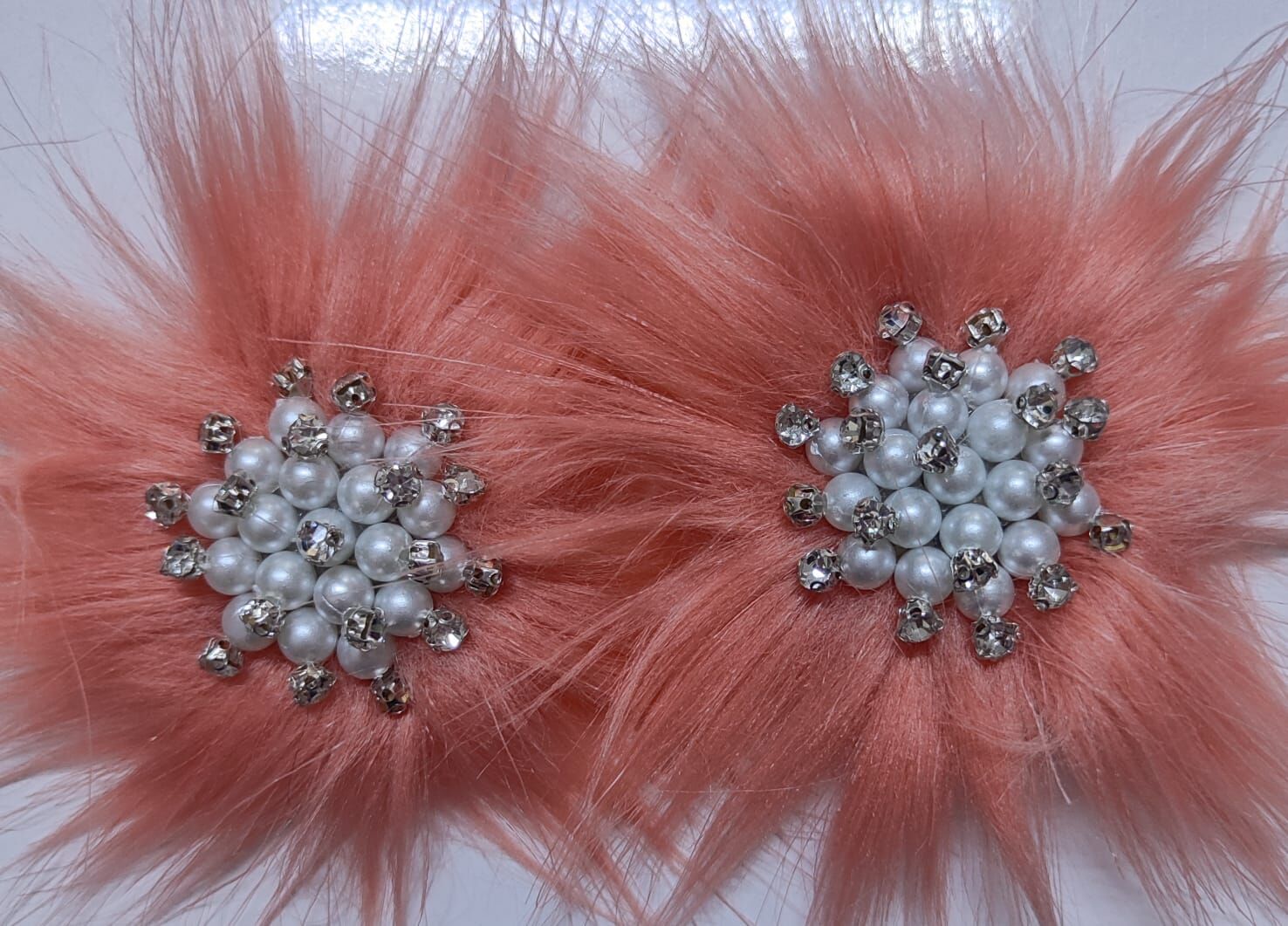 PATİK SÜSÜ SOMAN  TASARIM BEYAZ TAŞLI