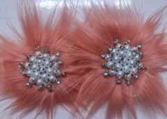 PATİK SÜSÜ SOMAN  TASARIM BEYAZ TAŞLI