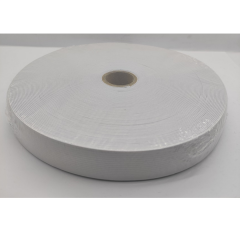 2CM YASSI LASTİK 1 METRE beyaz