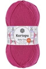KARTOPU BABY ONE - Bebe Örgü İpi K245 FUŞYA