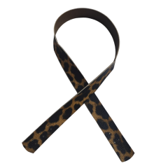 LEOPAR DİKMELİ DERİ ÇANTA SAPI   1 ÇİFT 70CM