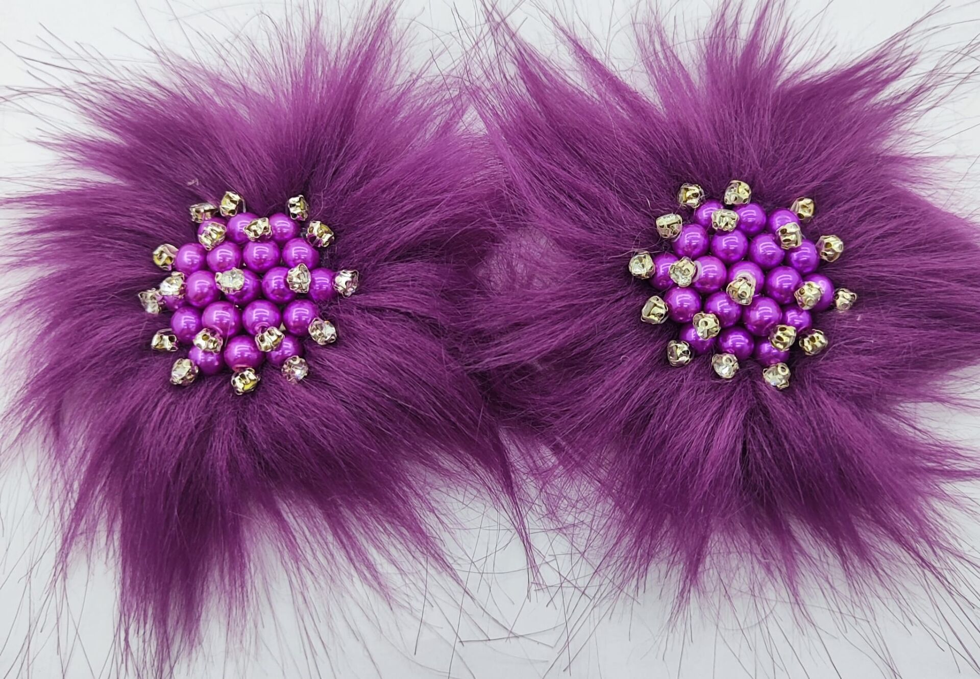 PATİK SÜSÜ MOR  TASARIM MOR TAŞLI