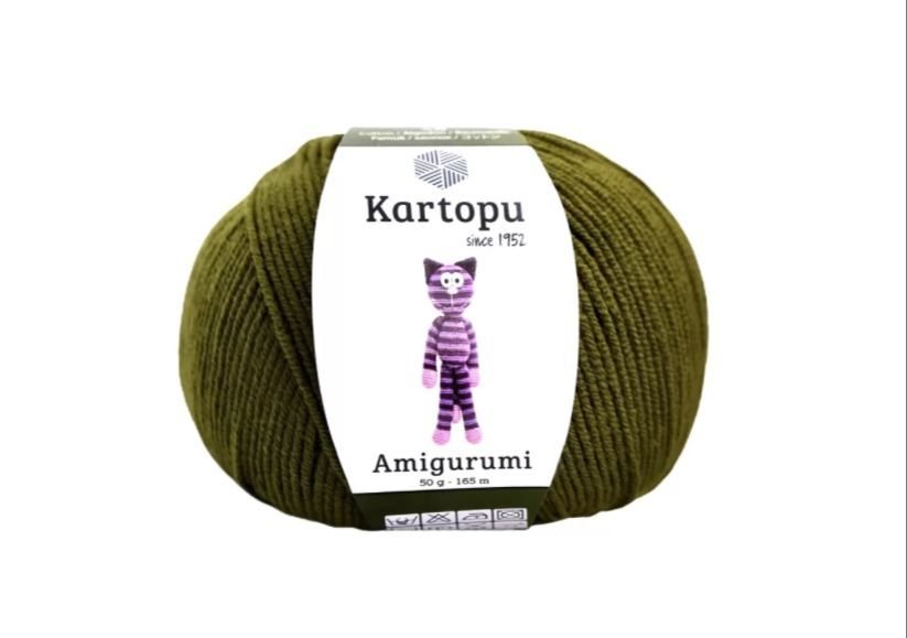 KARTOPU AMİGURUMİ K409 HAKİ