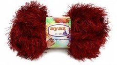Ayaz Yumoş 1999 BORDO| Sakallı İp | Fantezi İplik