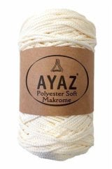 Ayaz Polyester Soft Makrome İpi 1300 KREM