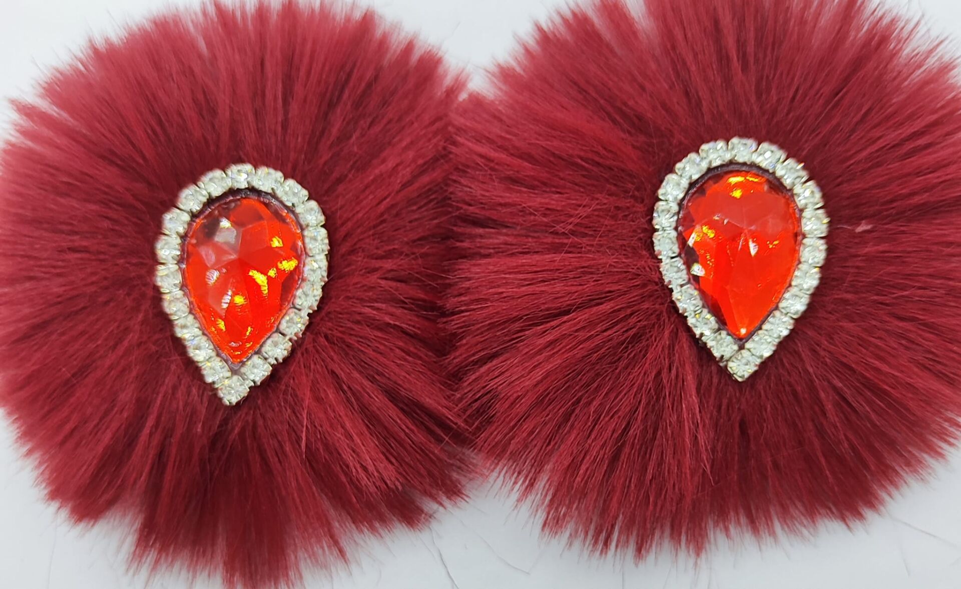 PATİK SÜSÜ HÜRREM BORDO   TÜY