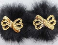 PATİK SÜSÜ SİYAH KURDELE