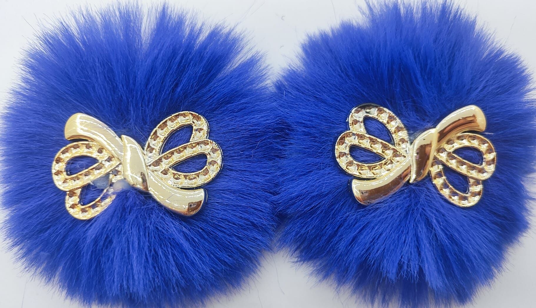 PATİK SÜSÜ SAKS MAVİSİ KURDELE