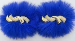 PATİK SÜSÜ SAKS MAVİSİ BURGU