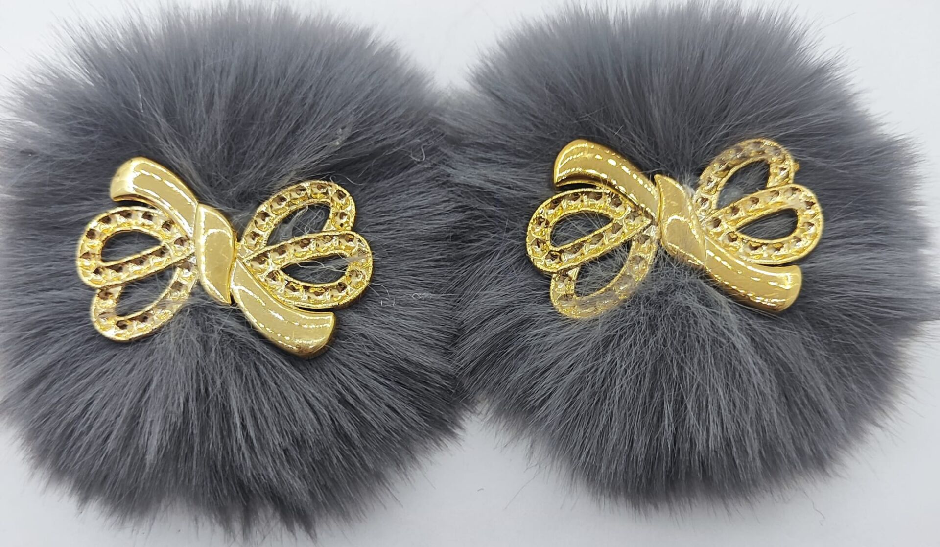 PATİK SÜSÜ GRİ KURDELE