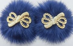 PATİK SÜSÜ LACİVERT KURDELE