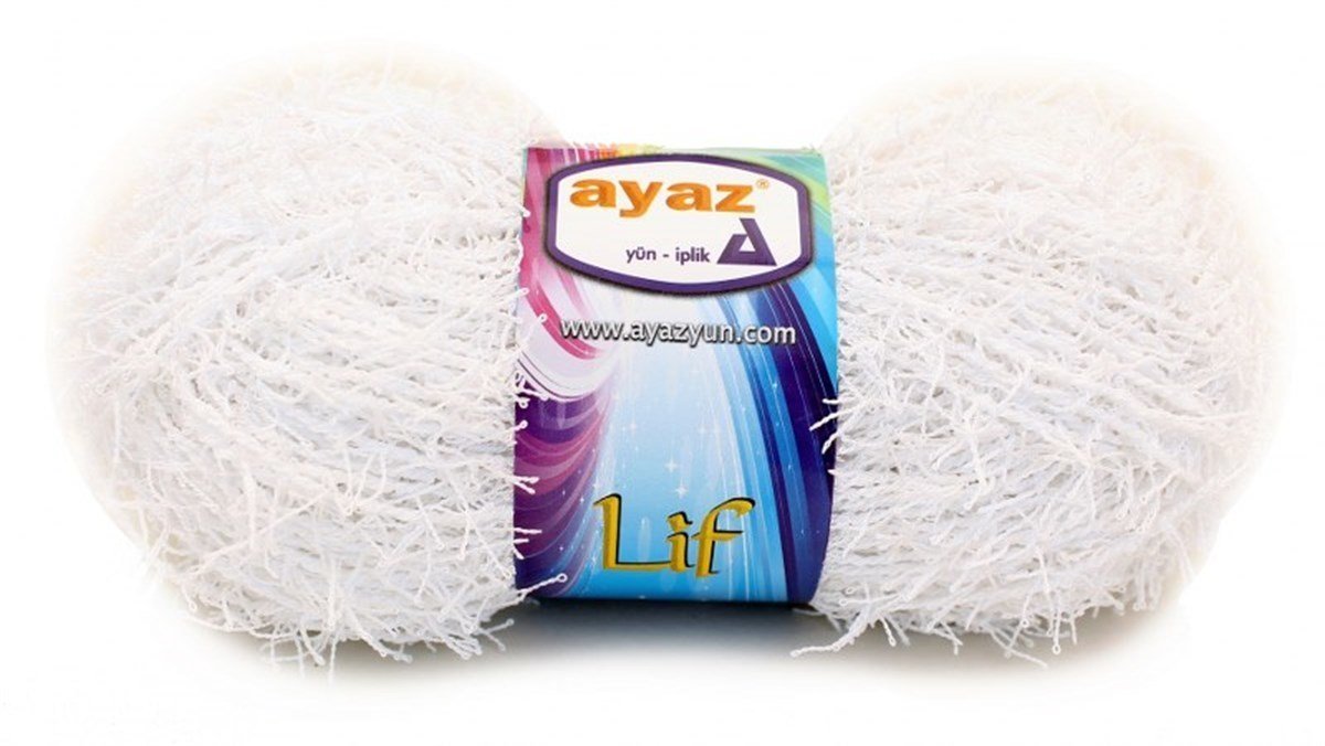 LİF İPİ FANTEZİ İPLİK 1208 BEYAZ
