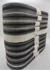 EKO PAKET ÜÇ KATMANLI PATİK TABANI KARIŞIK RENK DESEN(15 ÇİFT) (suni deri+eva+keçe)