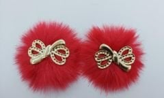 PATİK SÜSÜ KIRMIZI KURDELE