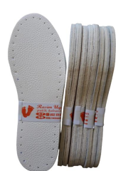 1 ÇİFT BEYAZ ÜÇ KATMANLI  PATİK TABANI (suni deri+eva+keçe)