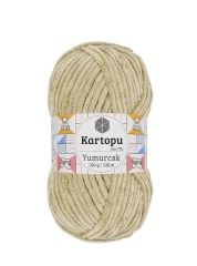 KARTOPU YUMURCAK KADİFE İP TOPRAK K856
