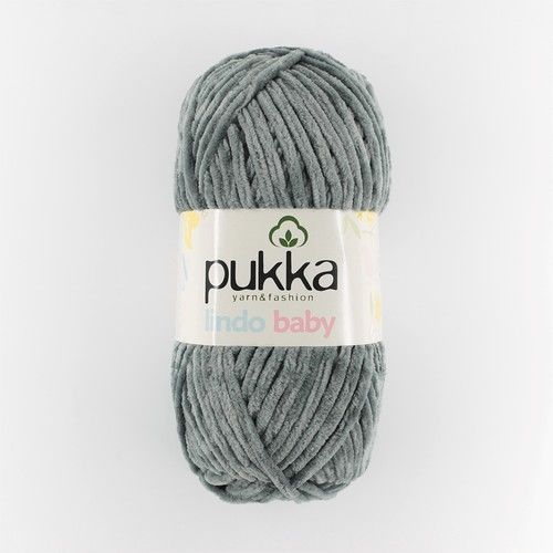 PUKKA KADİFE EL ÖRGÜ İPİ 70905 GRİ