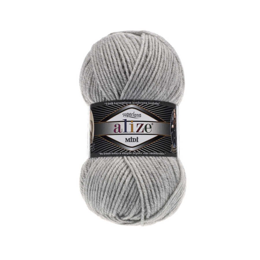 ALİZE SÜPERLANA MİDİ 208 AÇIK GRİ
