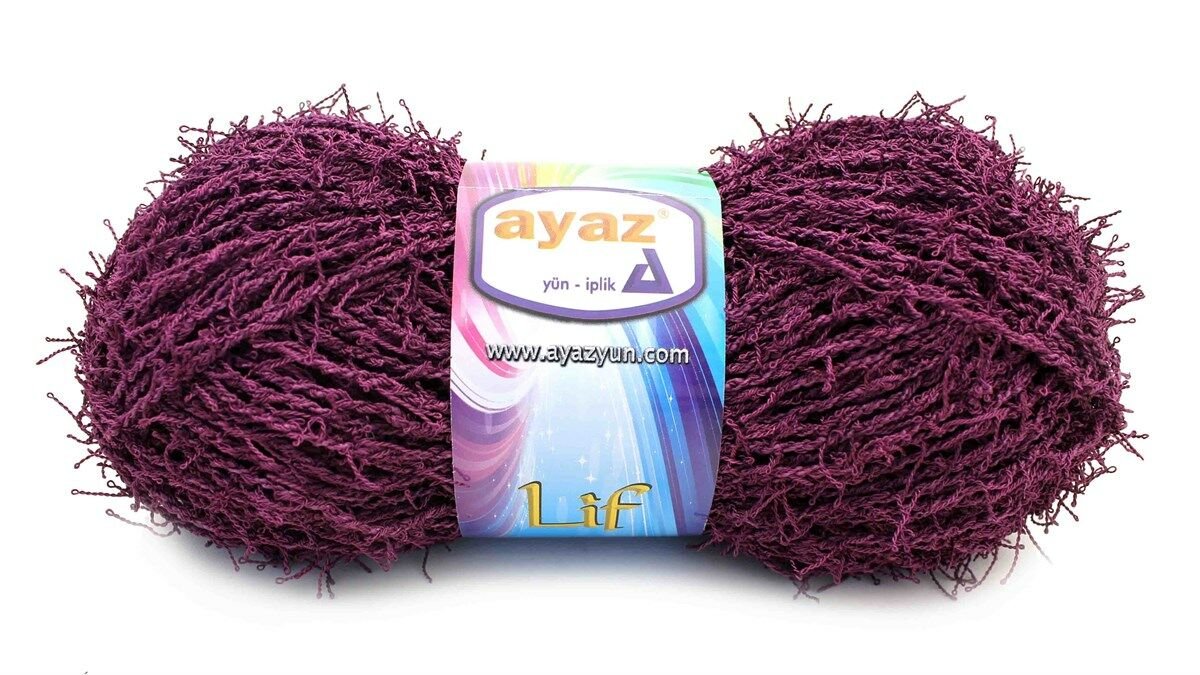 LİF İPİ FANTEZİ İPLİK 1060 KOYU MÜRDÜM