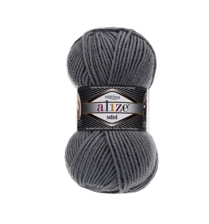 ALİZE SÜPERLANA MİDİ 87 KÖMÜR GRİ