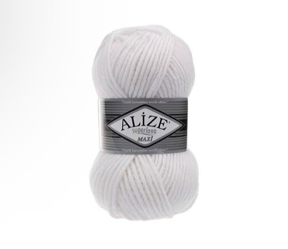 ALİZE SÜPERLANA MAXİ 55 BEYAZ