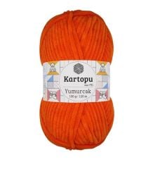 KARTOPU YUMURCAK KADİFE İP TURUNCU K205