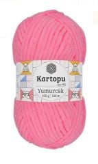 KARTOPU YUMURCAK KADİFE İP FOSFOR PEMBE K773