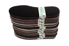 KEÇE KAPLI EVA PATİK TABANI İKİ KATMANLI (10'LU PAKET)