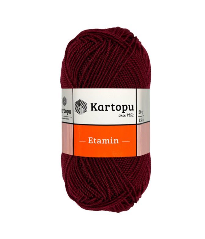 KARTOPU ETAMİN K111 KOYU BORDO