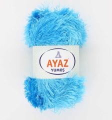 Ayaz Yumoş 1235 TURKUAZ  | Sakallı İp | Fantezi İplik