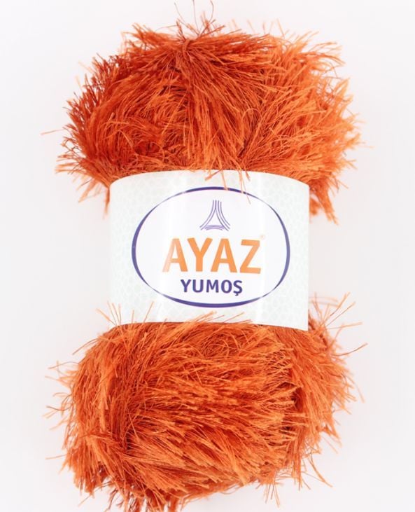 Ayaz Yumoş 1507 KİREMİT | Sakallı İp | Fantezi İplik