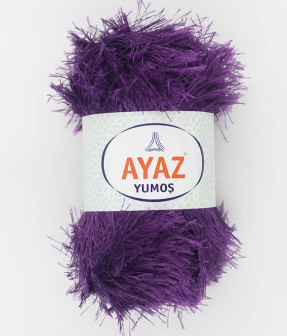 Ayaz Yumoş 1188 MOR | Sakallı İp | Fantezi İplik