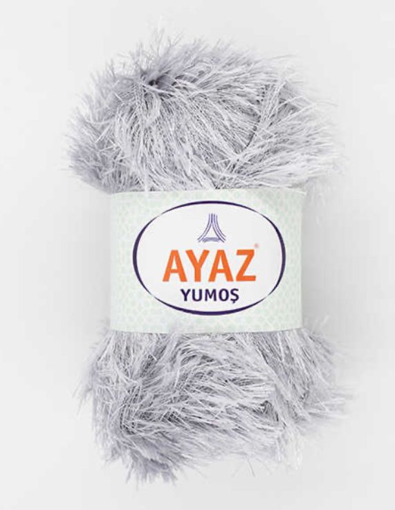 Ayaz Yumoş 1195 AÇIK GRİ (RKY) | Sakallı İp | Fantezi İplik