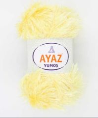 Ayaz Yumoş 1215 AÇIK SARI | Sakallı İp | Fantezi İplik