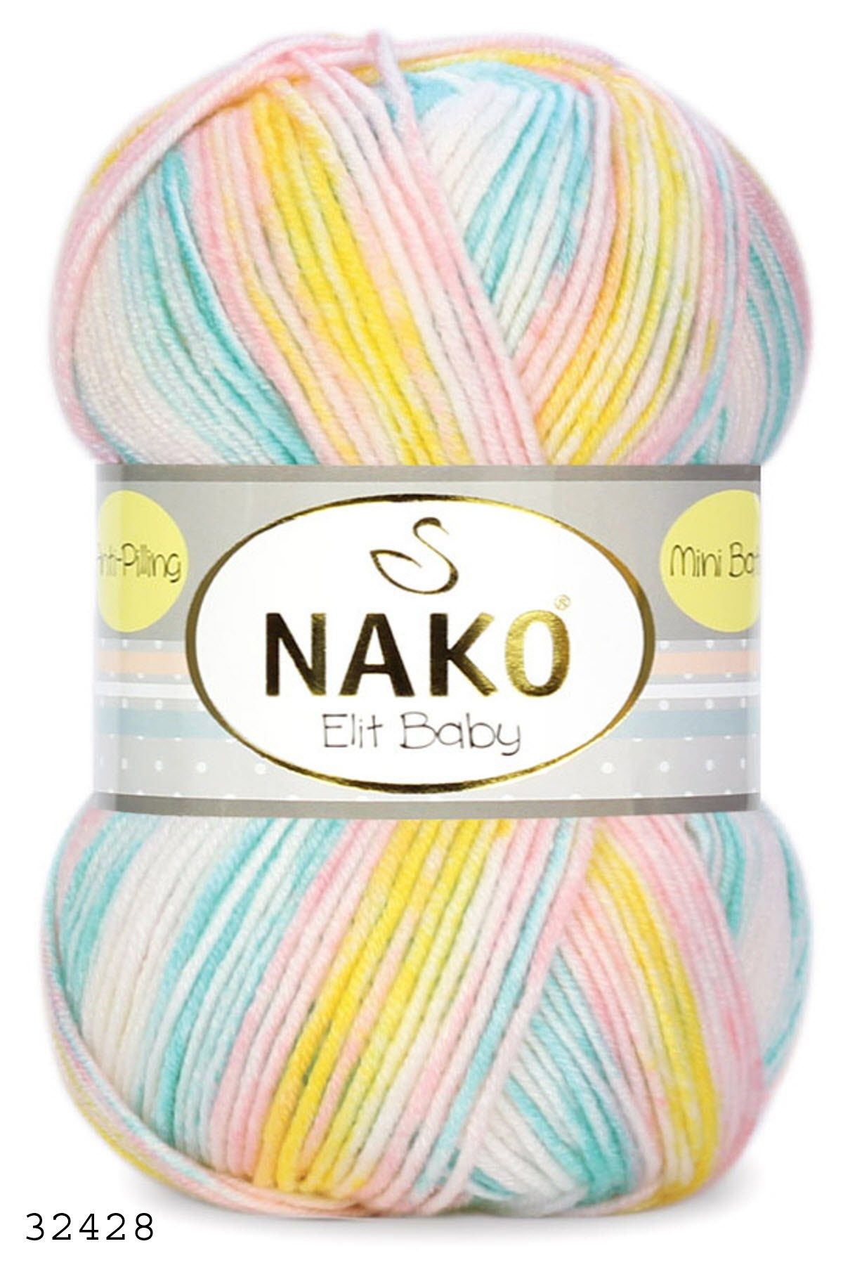 Nako Elit Baby 32428 | Tüylenmeyen İp | Bebek İpi