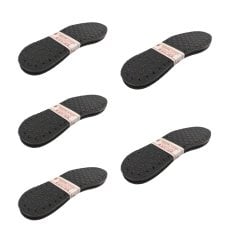 5 ÇİFT KAYMAZ KUMAŞLI PATİK TABANI (ÜÇ KATMANLI-KEÇELİ)