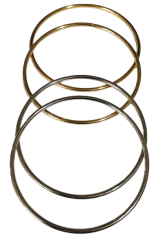 ÇELİK ÇANTA SAPI YUVARLAK - 1 ÇİFT 13cm