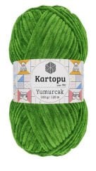 KARTOPU YUMURCAK KADİFE İP 469 YEŞİL