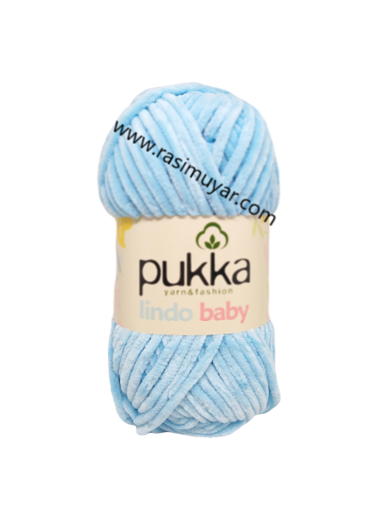 PUKKA KADİFE EL ÖRGÜ İPİ 70907 BEBE MAVİSİ