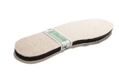 BEYAZ KEÇE KAPLI EVA PATİK TABANI İKİ KATMANLI (10'LU PAKET)