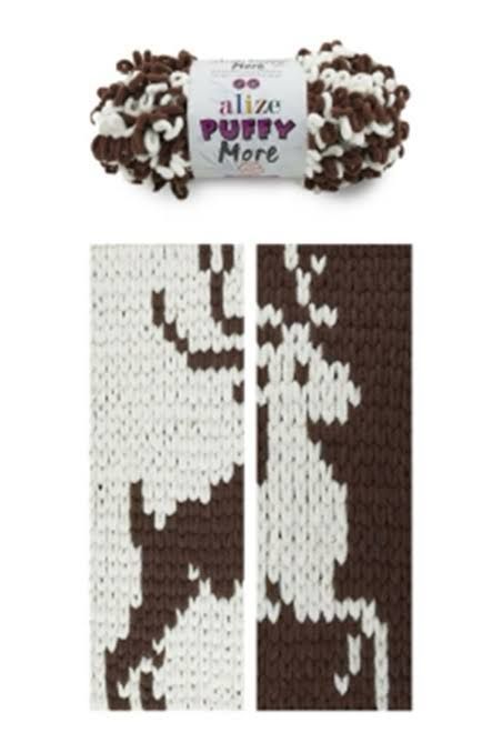 ALİZE PUFFY MORE 6288 KAHVE-KREM