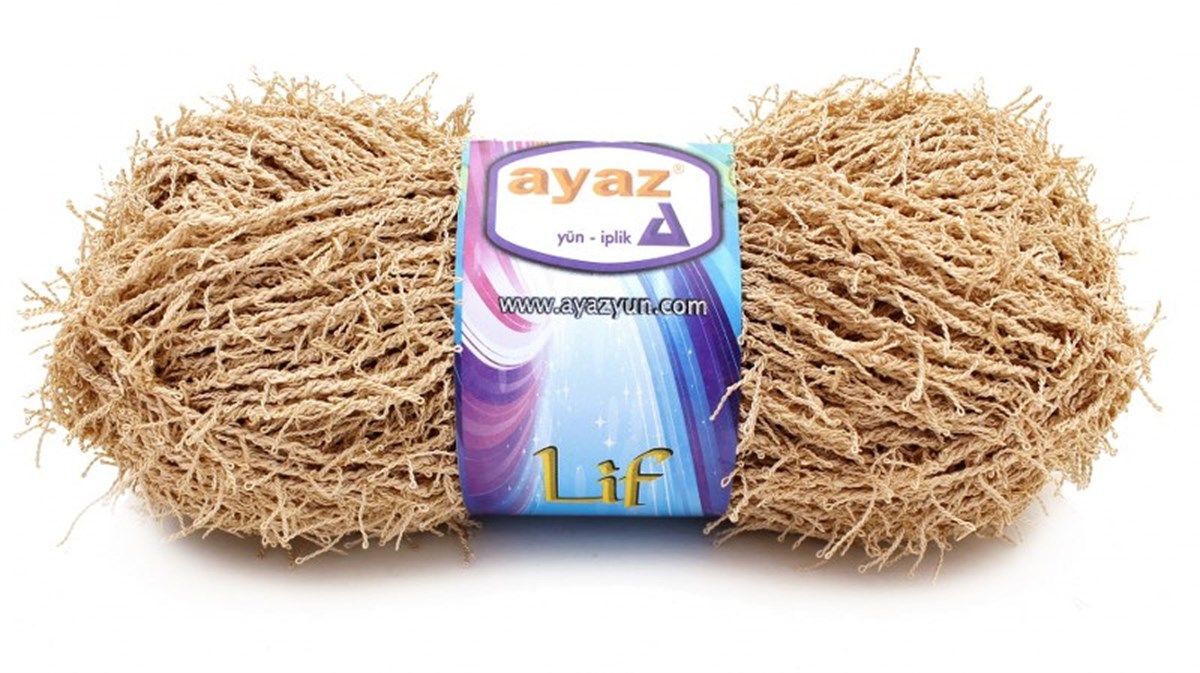 LİF İPİ FANTEZİ İPLİK 1219 SÜTLÜ KAHVE