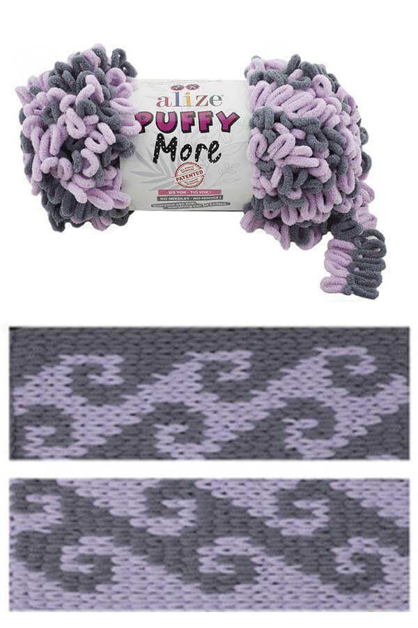 ALİZE PUFFY MORE 6285 GRİ-LİLA