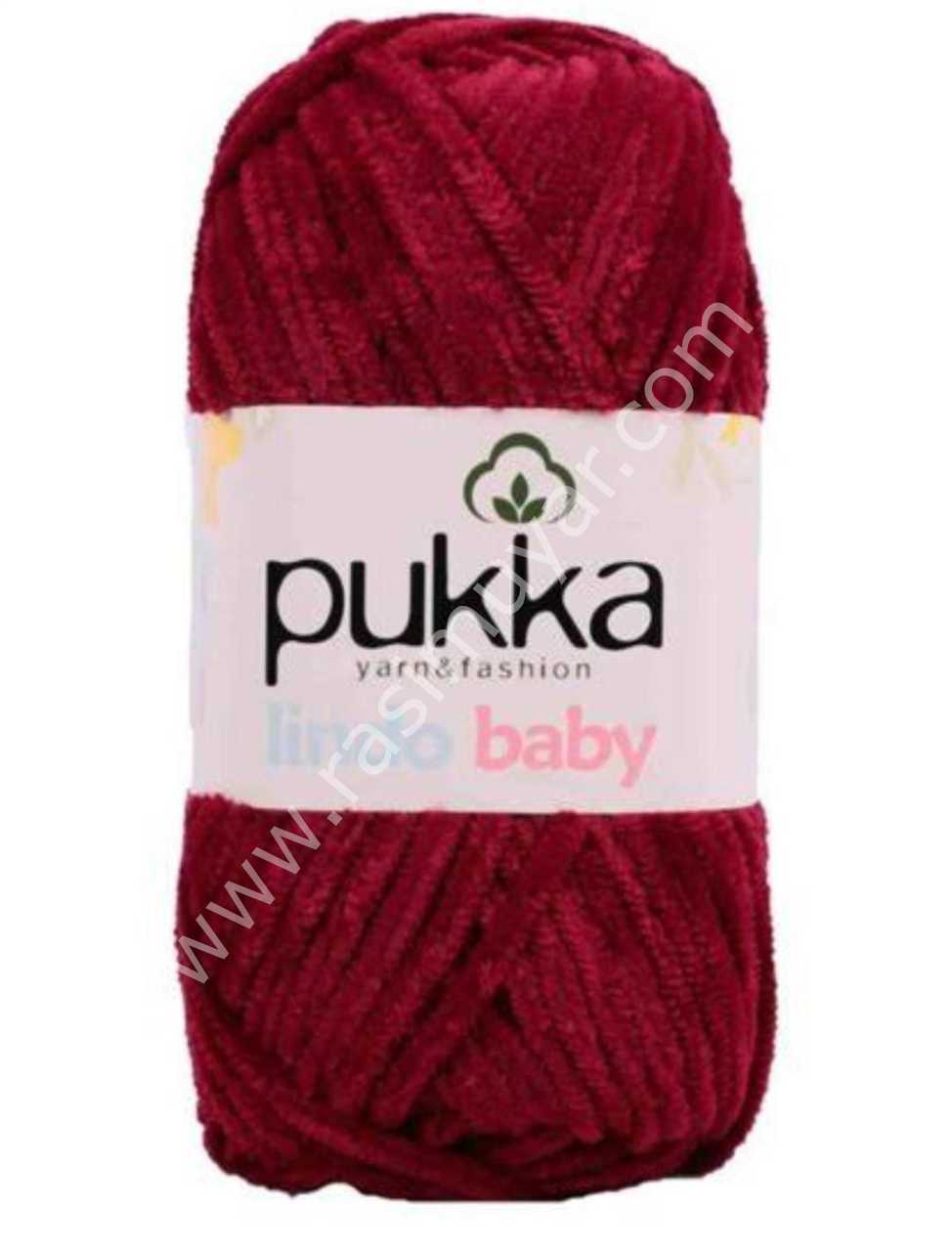 PUKKA KADİFE EL ÖRGÜ İPİ 709912 BORDO